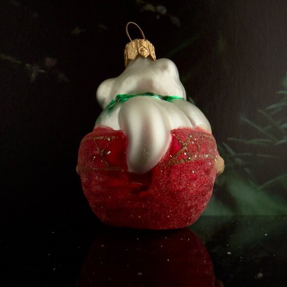 Christopher Radko Cat Kitty in Basket Glass Ornament 1997 Retired - Picture 4 of 6